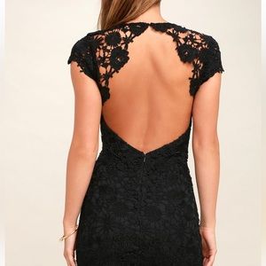 Lulus Black Lace Dress